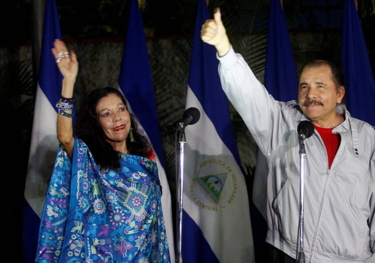 Daniel Ortega y Rosario Murillo