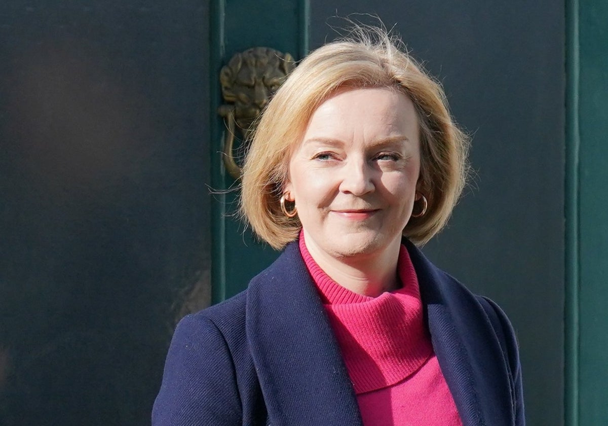 La exprimera ministra británica, Liz Truss