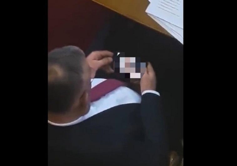 Dimite un diputado serbio tras ser pillado viendo porno en plena sesión parlamentaria