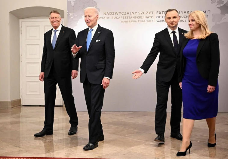 Biden refuerza en Varsovia el compromiso con el flanco oriental de la OTAN