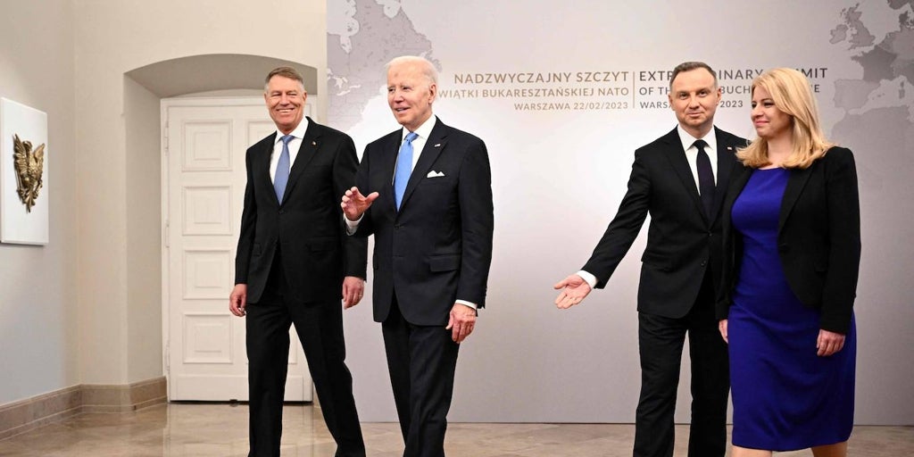 Biden rechaza en Varsovia el compromiso contra el flanco este de la OTAN