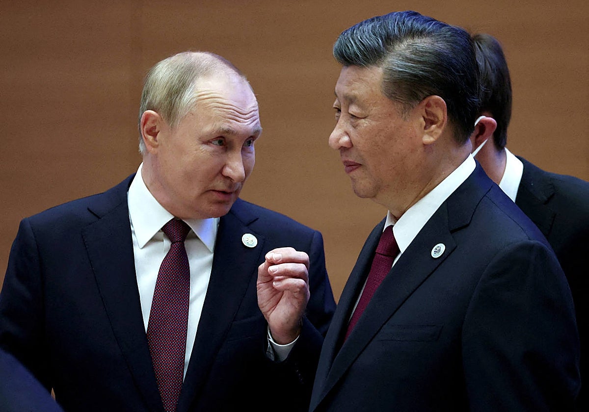 Putin y Xi jinping en una foto de archivo