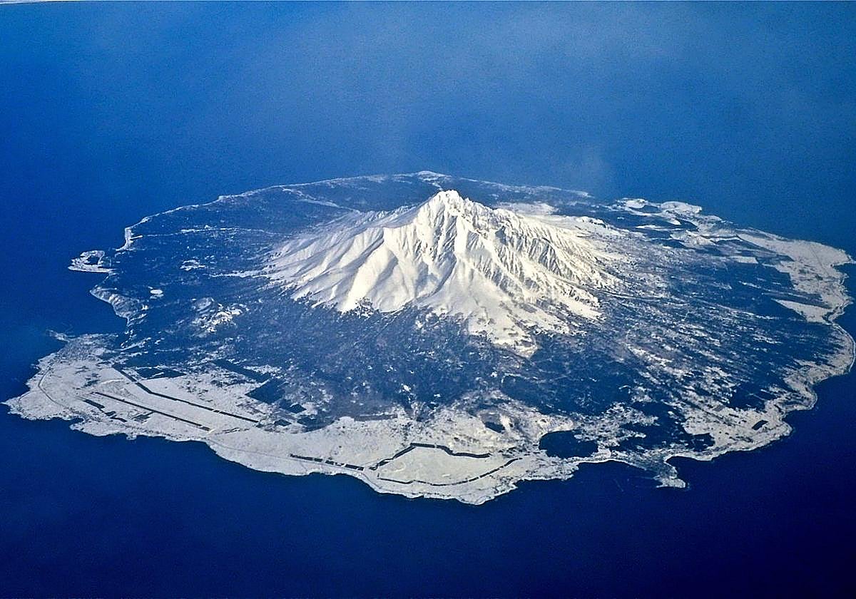 Isla Rishiri, una de las islas pertenecientes a Japón