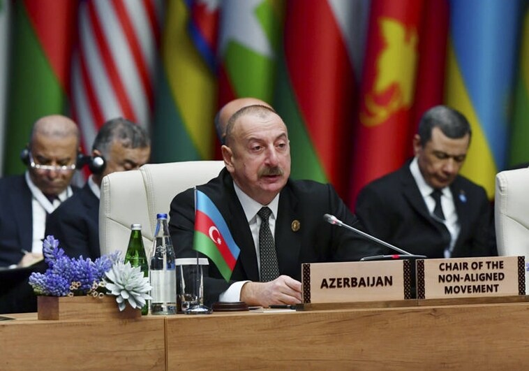 El presidente de Azerbaiyán dice que «ahora es momento para la paz» con Armenia