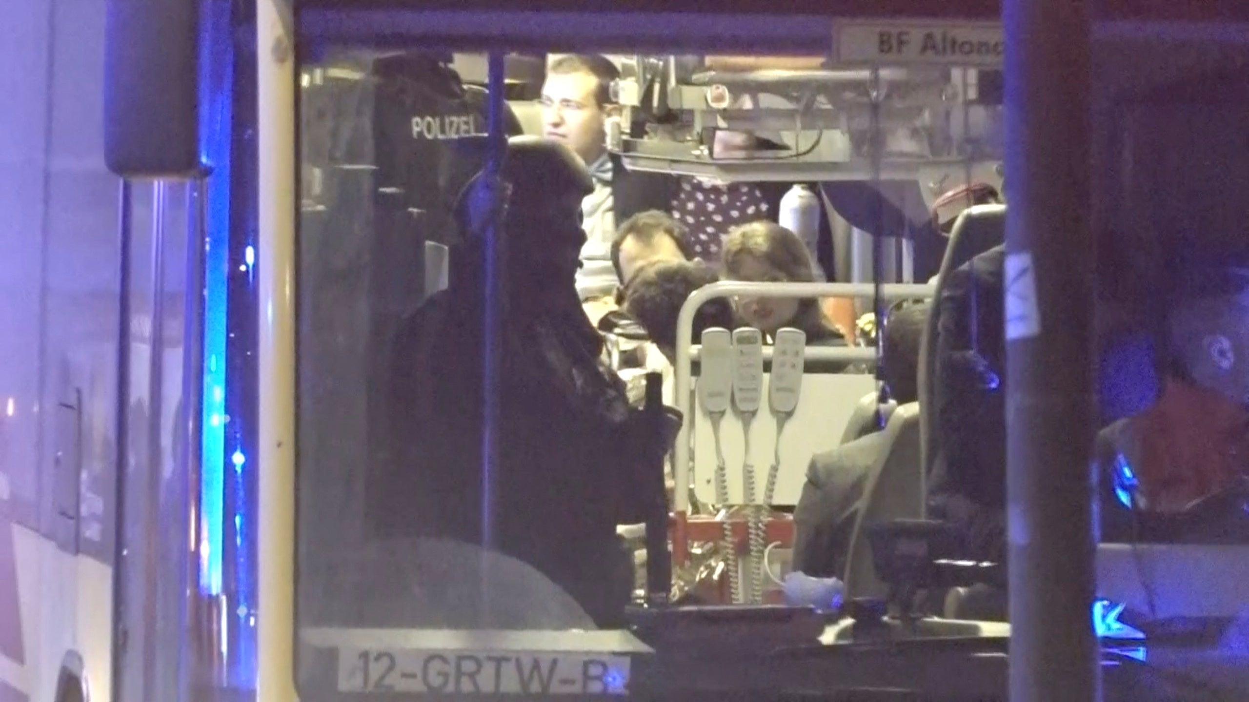 La policía alemana evacua a las personas que se encontraban en el lugar de los hechos