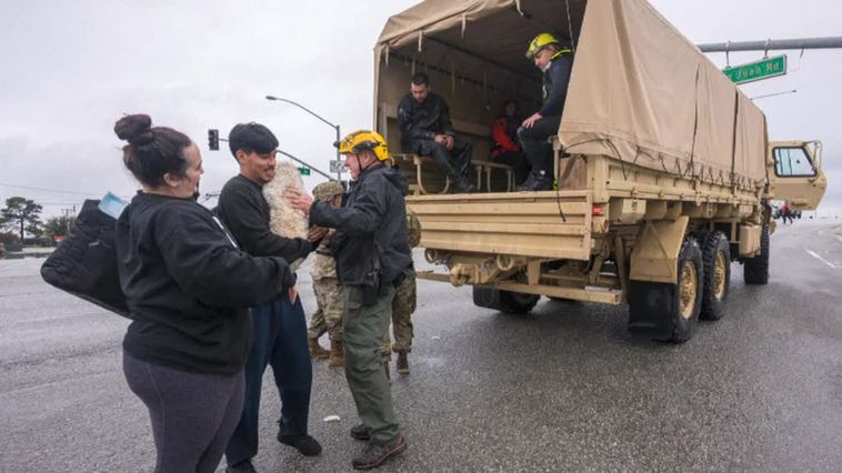 El deshielo provoca importantes inundaciones en California