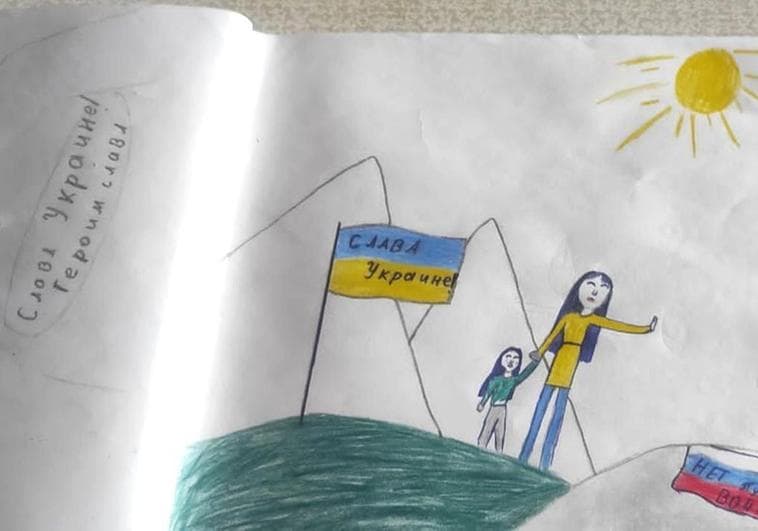 Masha, la niña rusa a la que han internado en un centro de menores por un dibujo contra la guerra