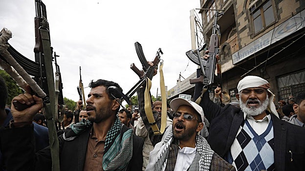 Ciudadanos yemeníes armados