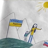 Huye el padre ruso condenado a dos años de cárcel después de que su hija hiciera un dibujo contra la guerra de Ucrania