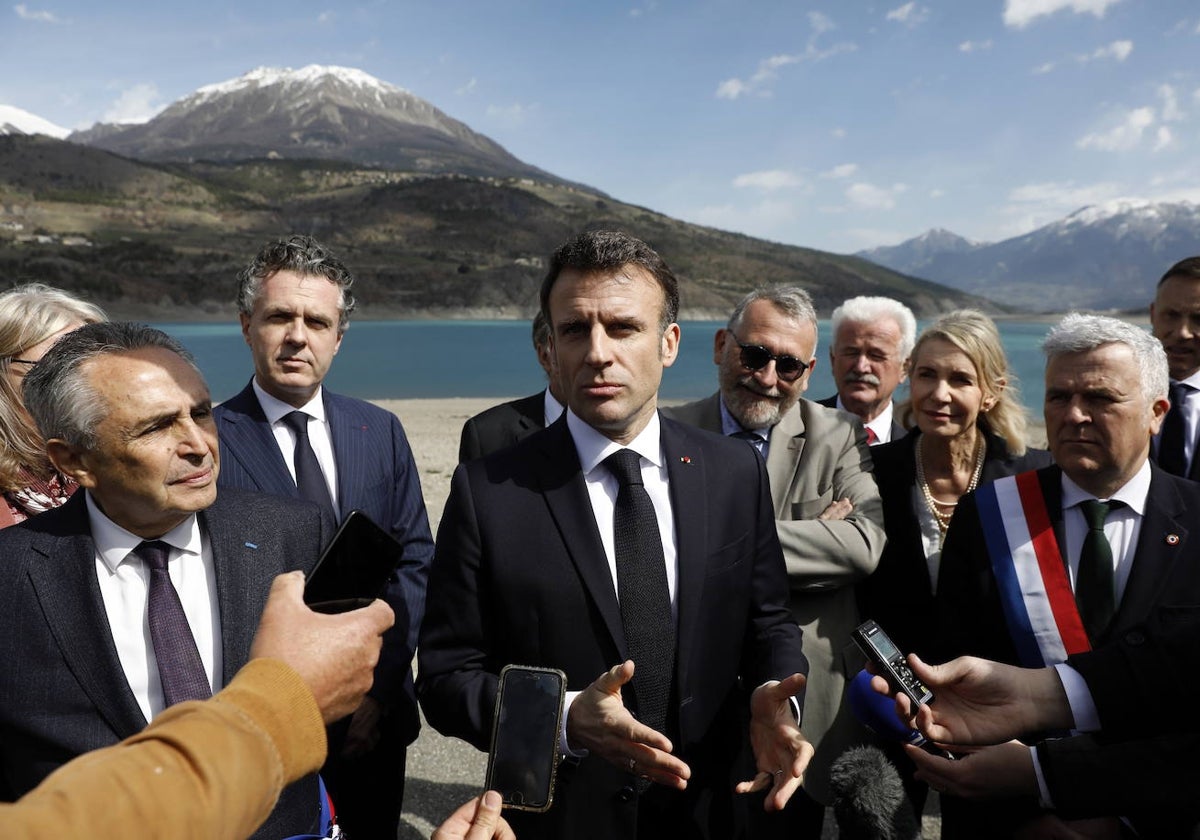 Macron en Savines-le-Lac