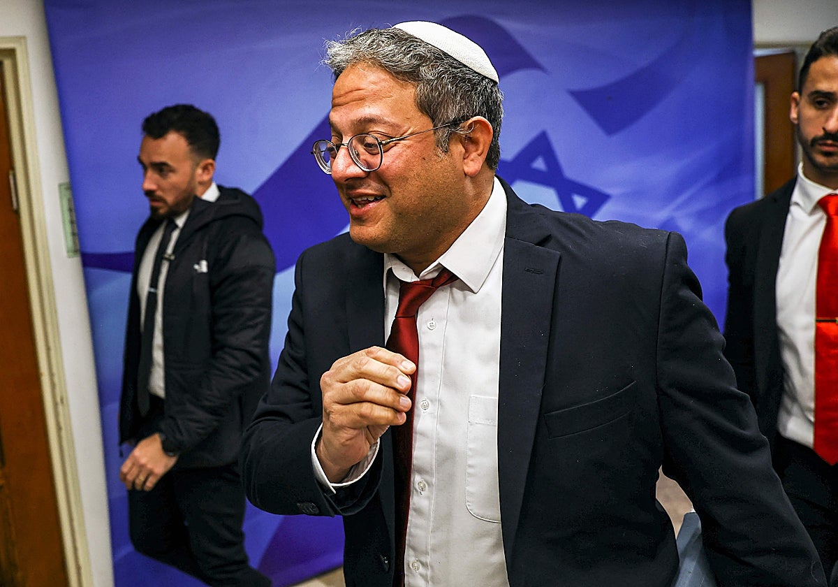 El ministro de Seguridad de Israel Ben Gvir