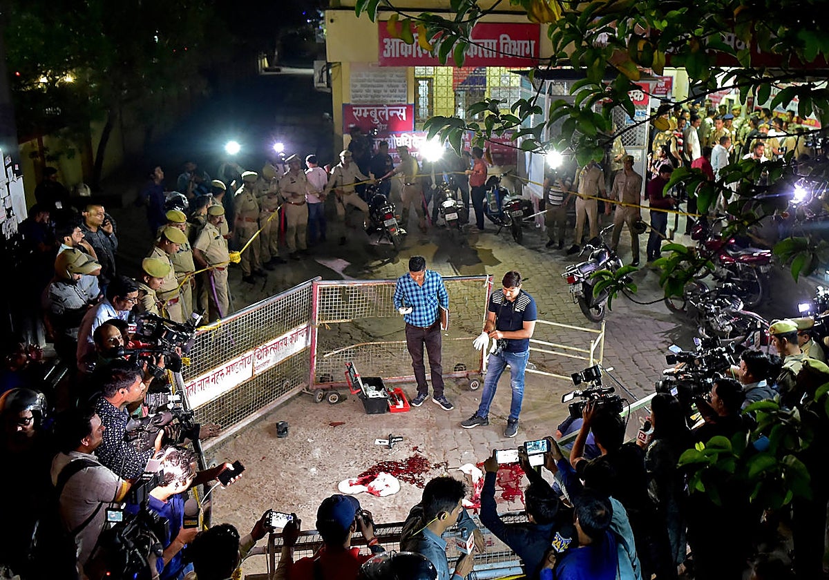 Lugar del ataque que ha acabado con la vida de Ahmed y su hermano en el norte de la India
