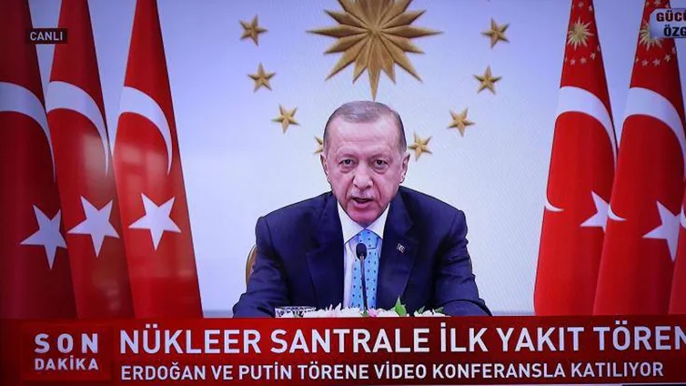 Erdogan inaugura la primera central nuclear de Turquía en plena campaña electoral