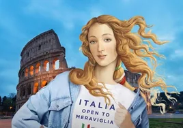 La Venus de Botticelli , 'influencer' y embajadora del turismo en Italia