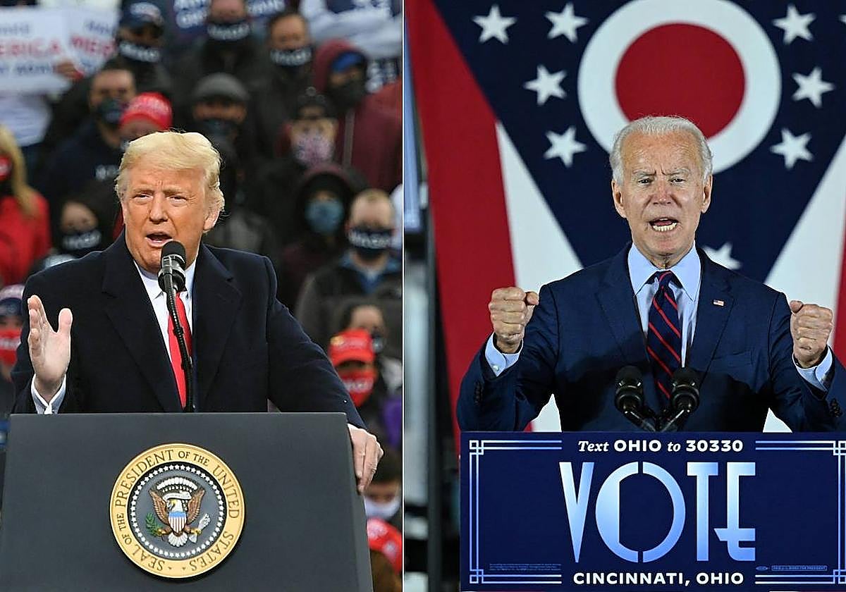 Donald Trump y Joe Biden