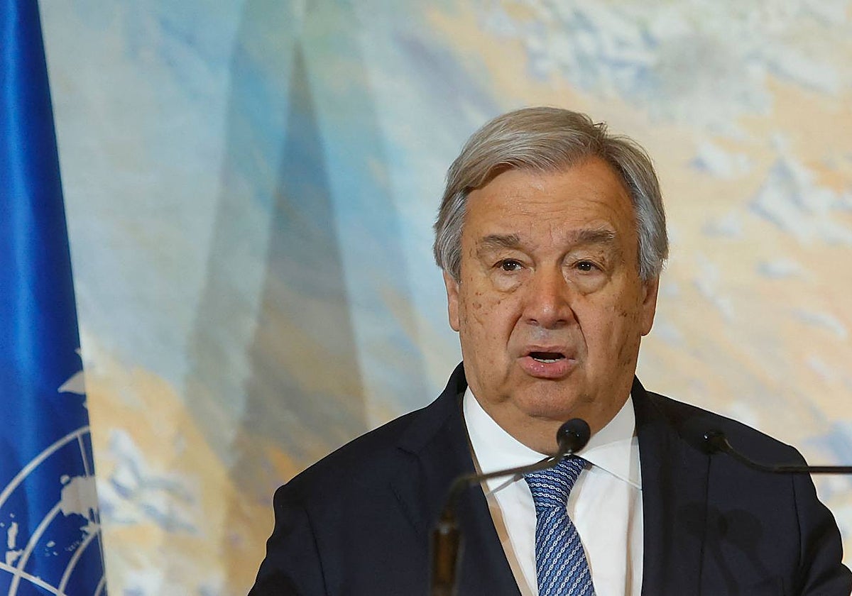 Antonio Guterres, secretario general de la ONU