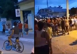 Cientos de cubanos salen a protestar en Guantánamo por la falta de alimentos