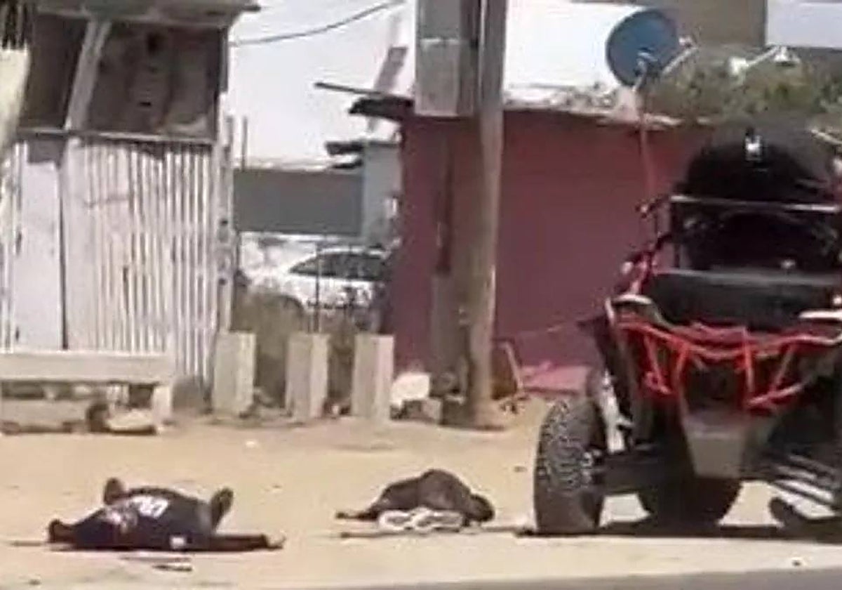 Captura de vídeo del ataque armado contra corredores de un rally en Ensenada, Baja California