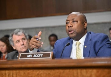 Tim Scott, el único republicano negro del Senado, se presenta a la presidencia de EE.UU.