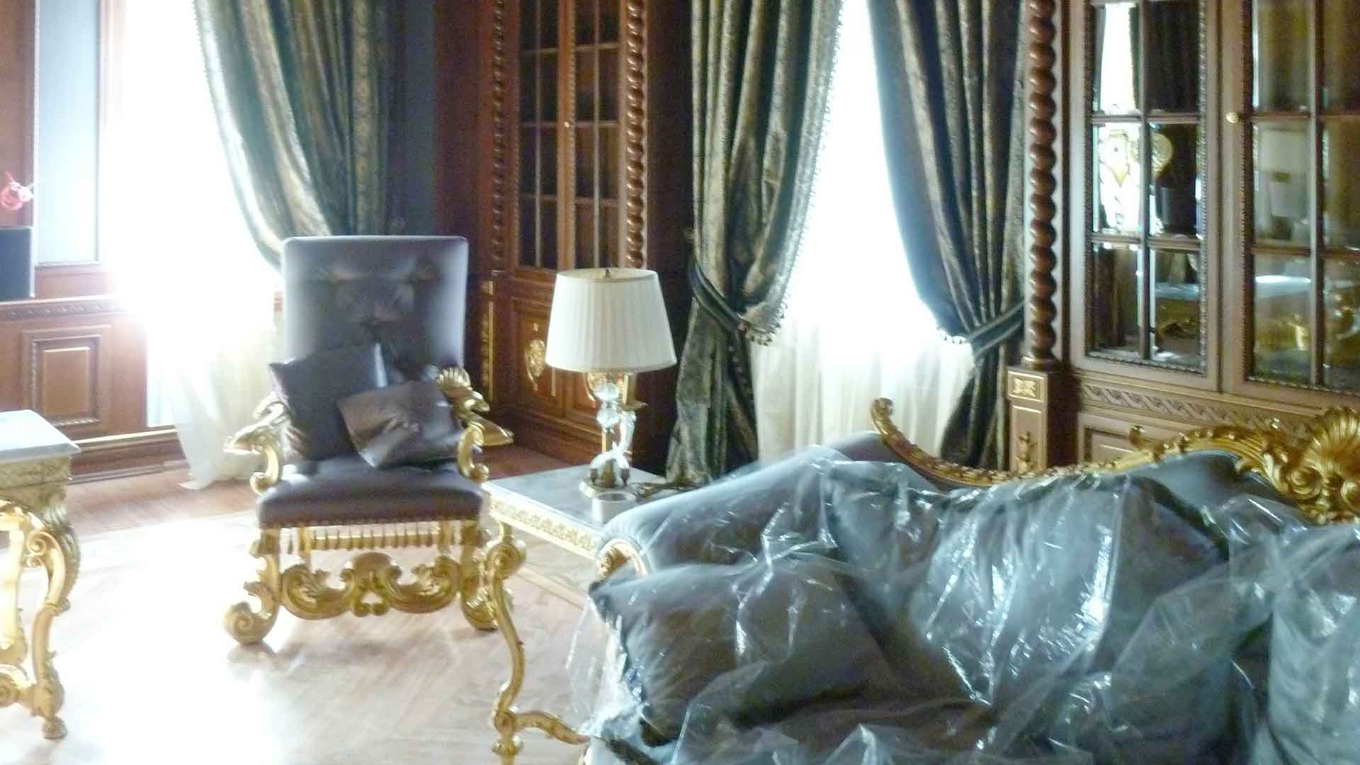 Uno de los salones del palacio