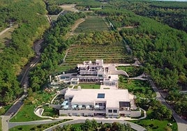 Las fotos del palacio de Putin que está sobre el búnker