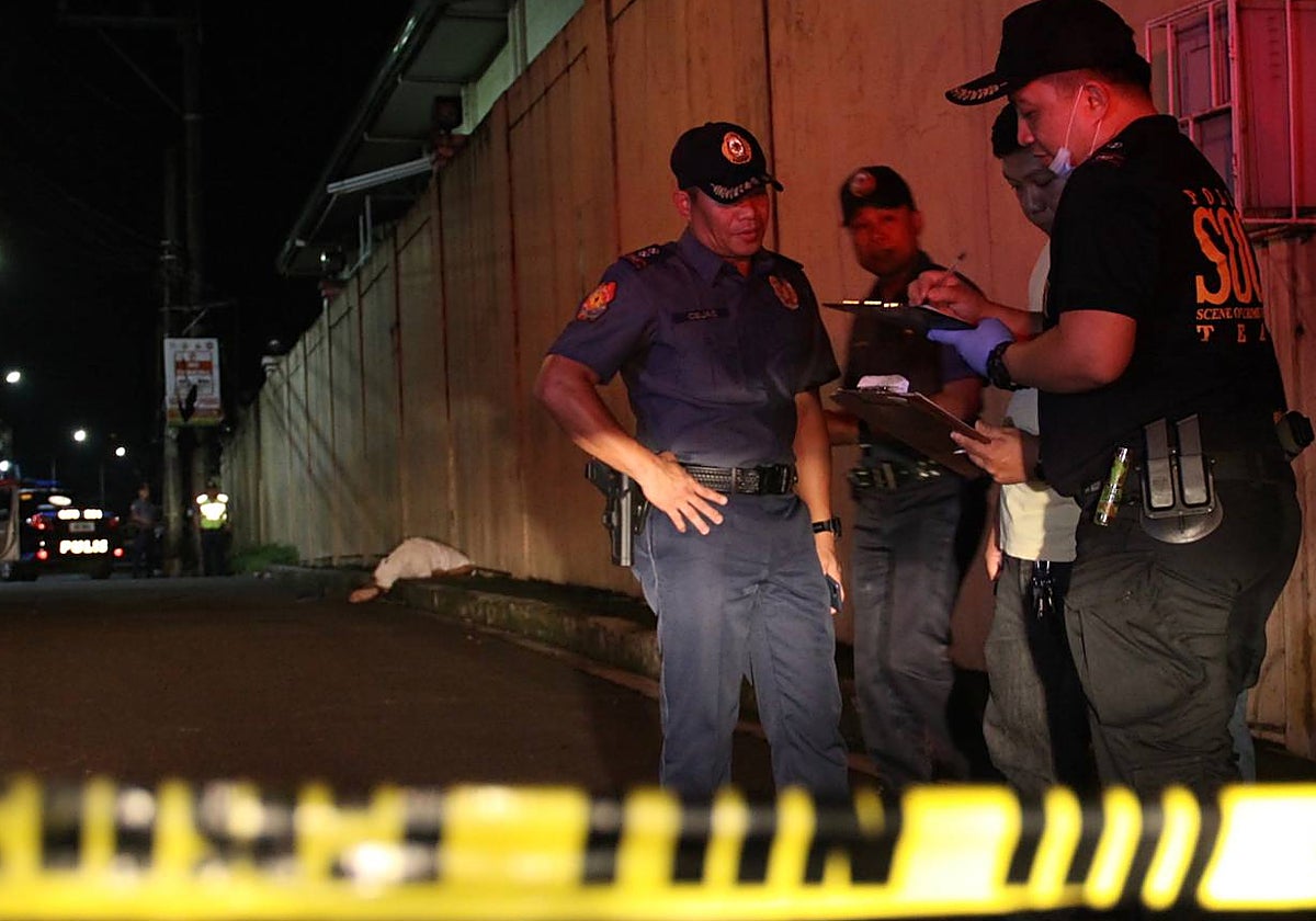 Imagen de archivo de un operativo policial en Filipinas