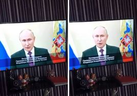 Varias televisiones rusas sufren un hackeo y difunden un discurso de un 'deepfake' de Putin: «Tropas ucranianas han entrado en Rusia»