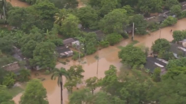 Al menos un muerto por las lluvias torrenciales en Cuba