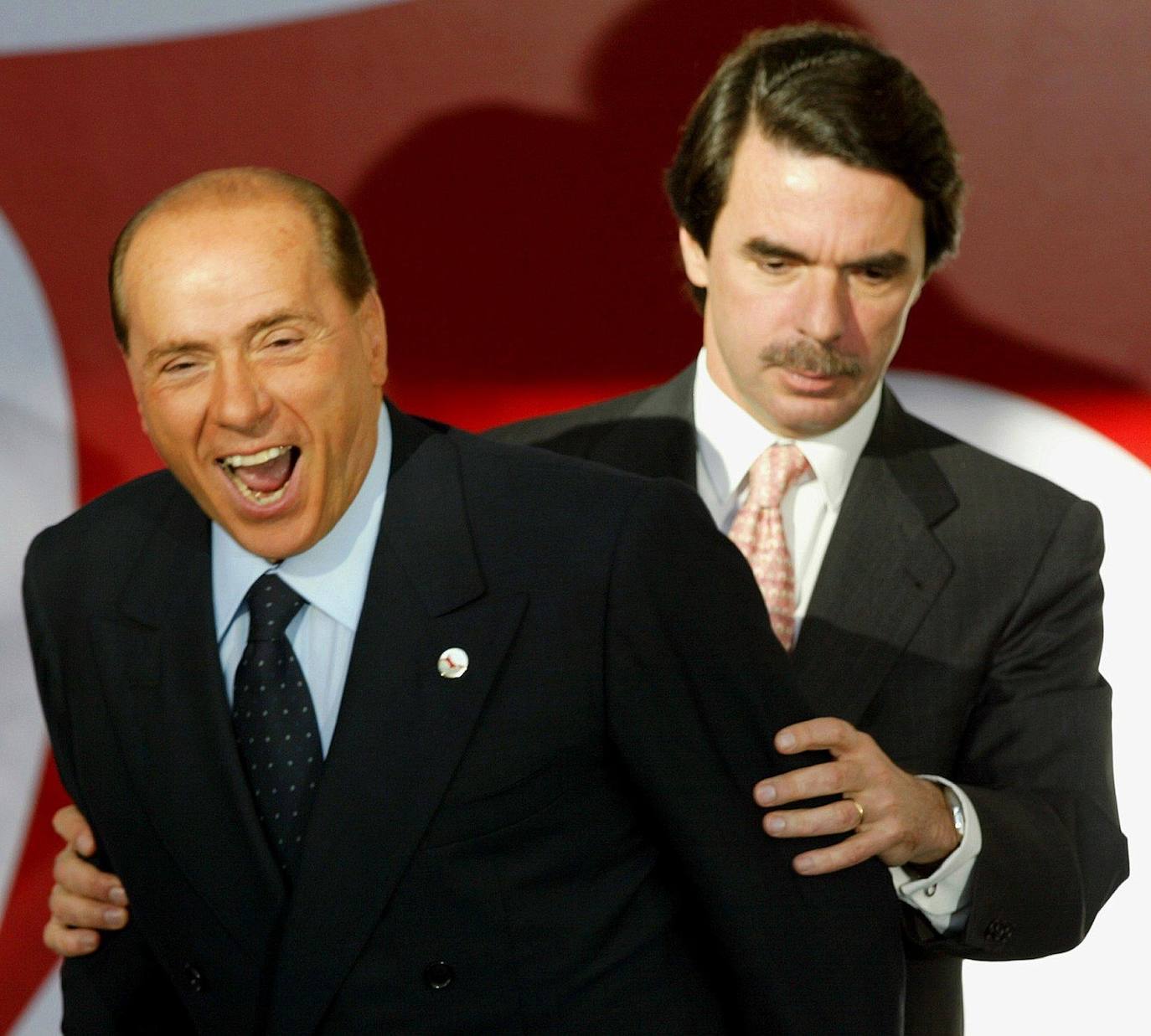 José María Aznar y Silvio Berlusconi