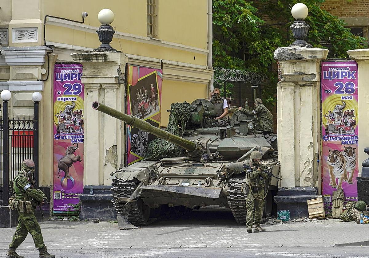Mercenarios de Wagber, en la toma de Rostov
