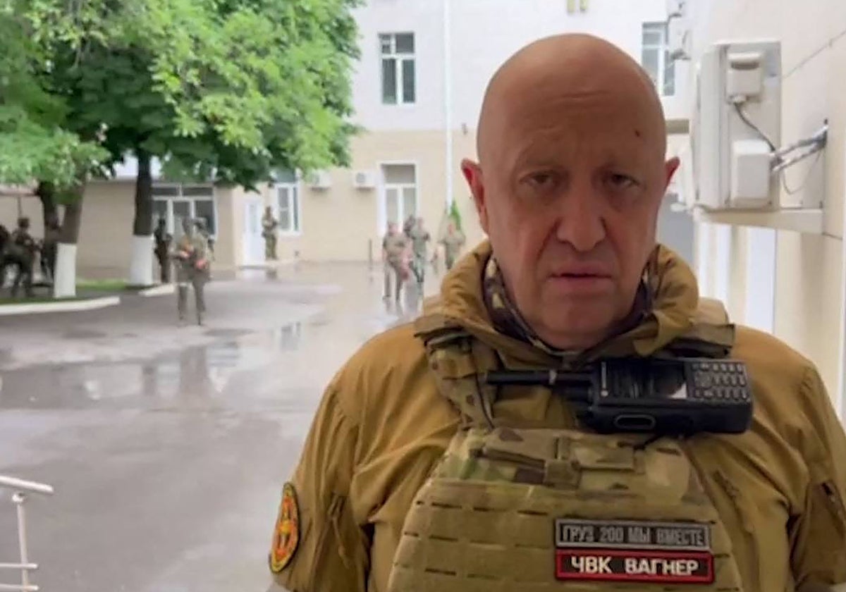 El líder del grupo Wagner, Evgueni Prigozhin