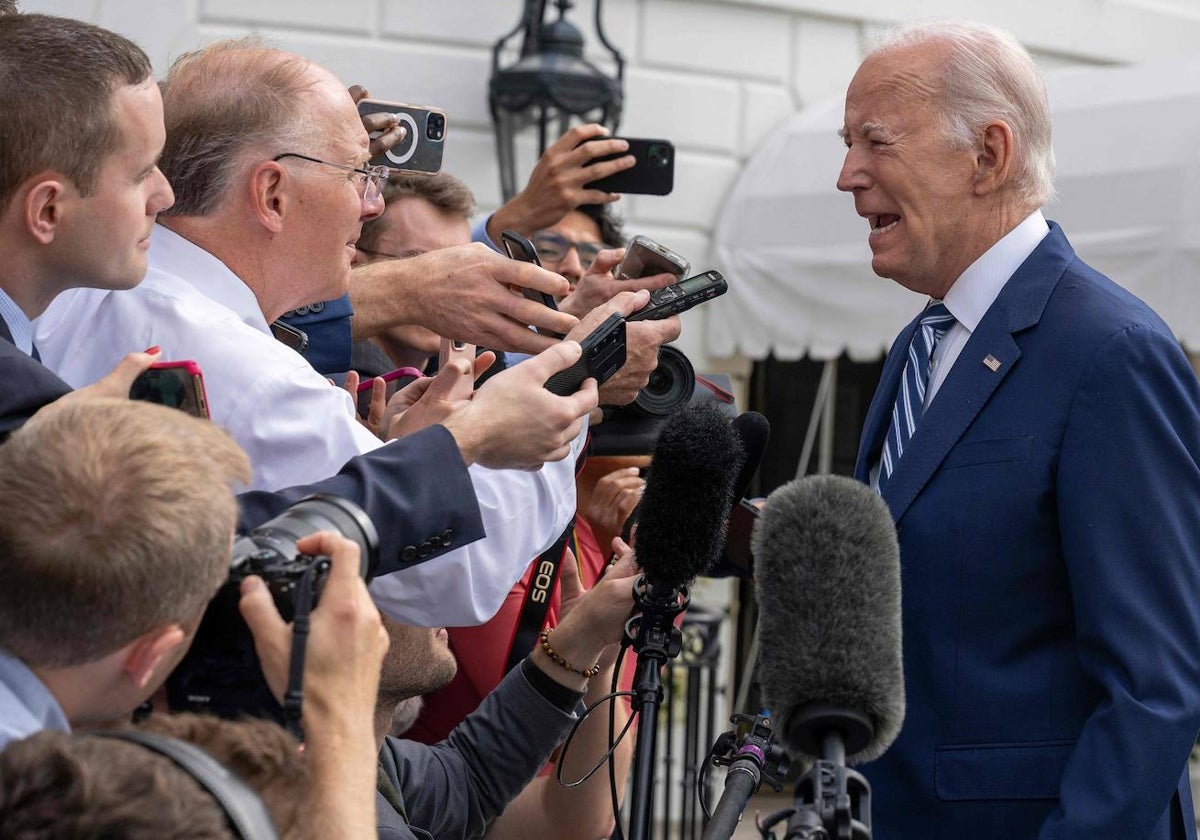 Biden dice que Putin está perdiendo la guerra en... Irak