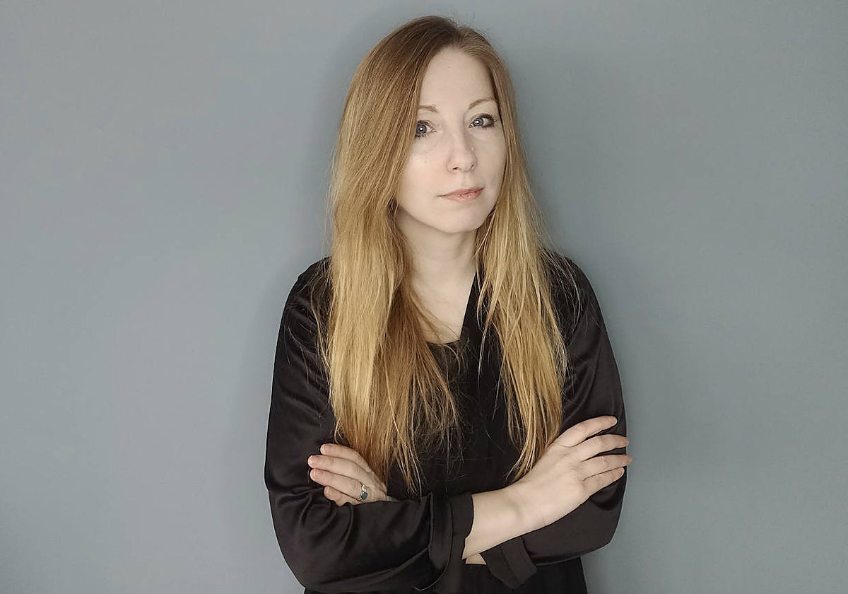 La escritora ucraniana Victoria Amelina