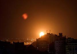 Israel bombardea en Gaza un presunto taller de fabricación de cohetes de Hamás