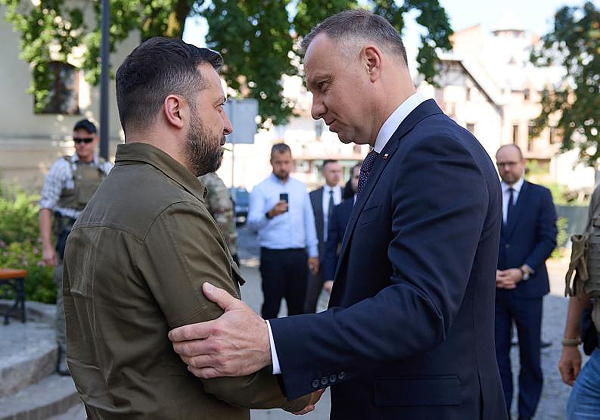 Los mandatarios de Polonia y Ucrania en la Conmemoración de la Masacre de Volinia