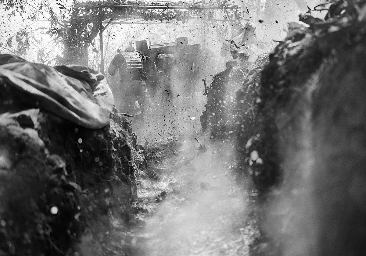 En imágenes: un día con los soldados de la contraofensiva ucraniana
