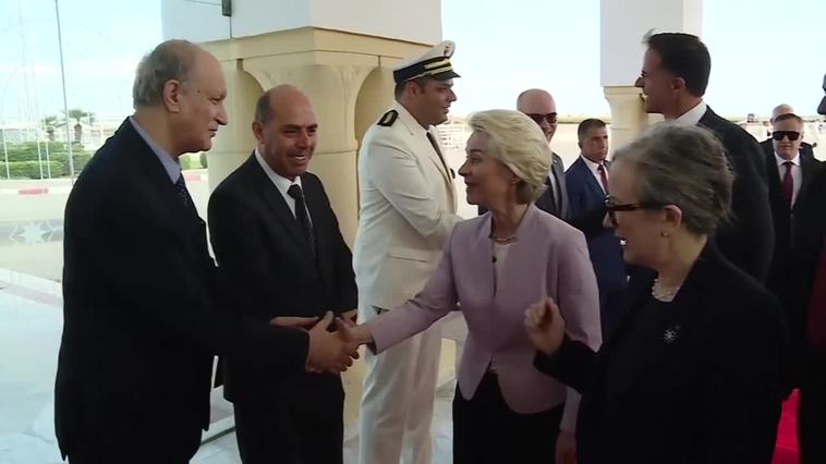 Von der Leyen regresa este domingo a Túnez con Meloni y Rutte para avanzar en el paquete de ayudas