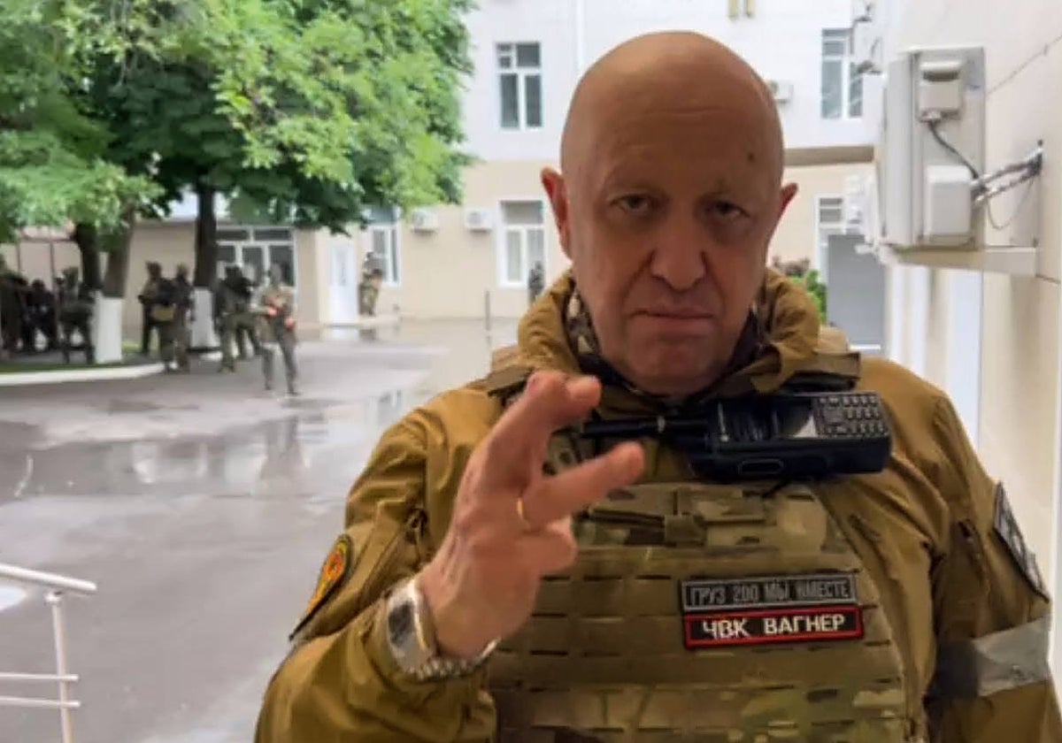 El líder de los Wagner en un vídeo difundido por las redes del grupo de mercenarios