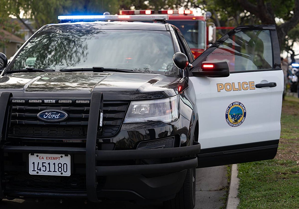 Una patrulla de la Policía de Long Beach