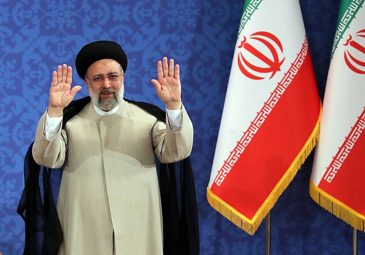 El presidente de Irán, Ebrahim Raisi,