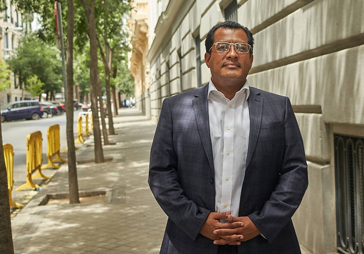 Después de su paso por Bruselas, Félix Maradiaga visitó Madrid para conversar con los distintos partidos políticos