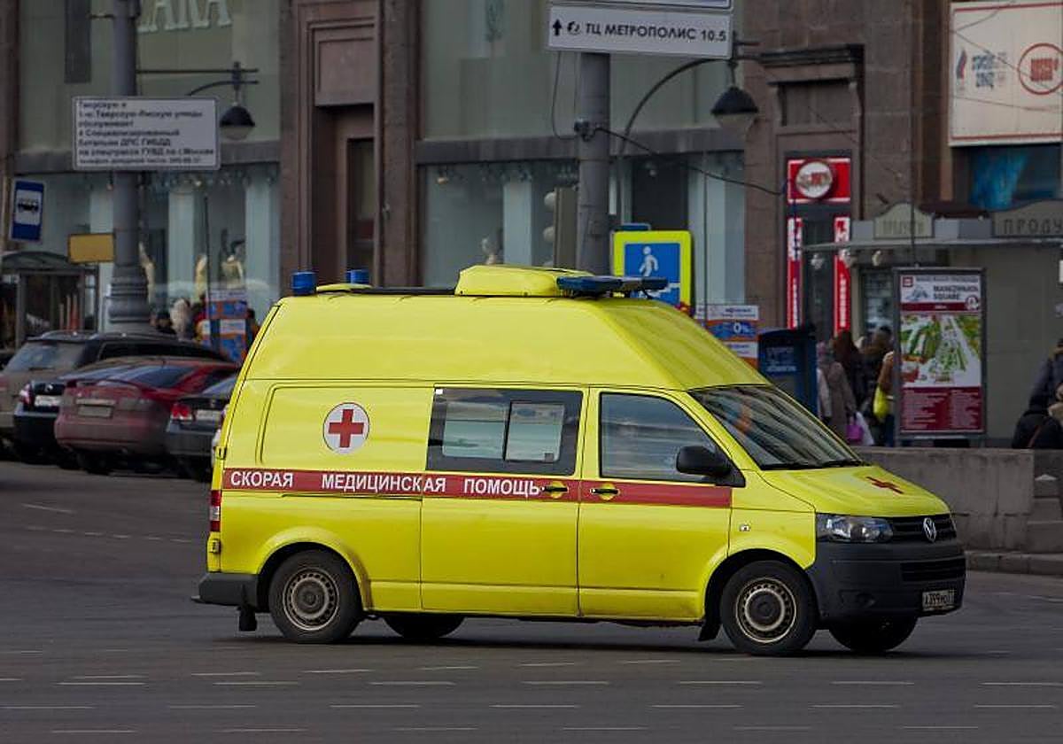Imagen de archivo de una ambulancia en Rusia