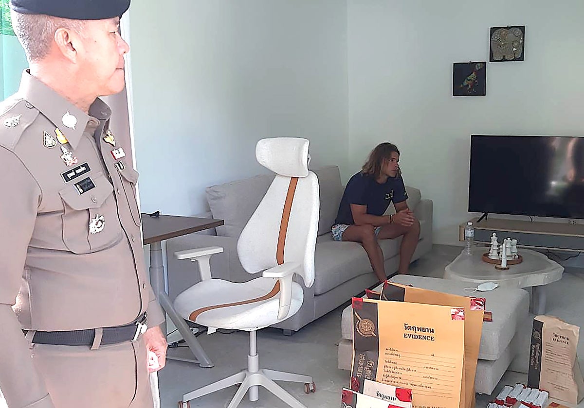 Daniel Sancho, hijo de Rodolfo Sancho, acusado de asesinato en Tailandia