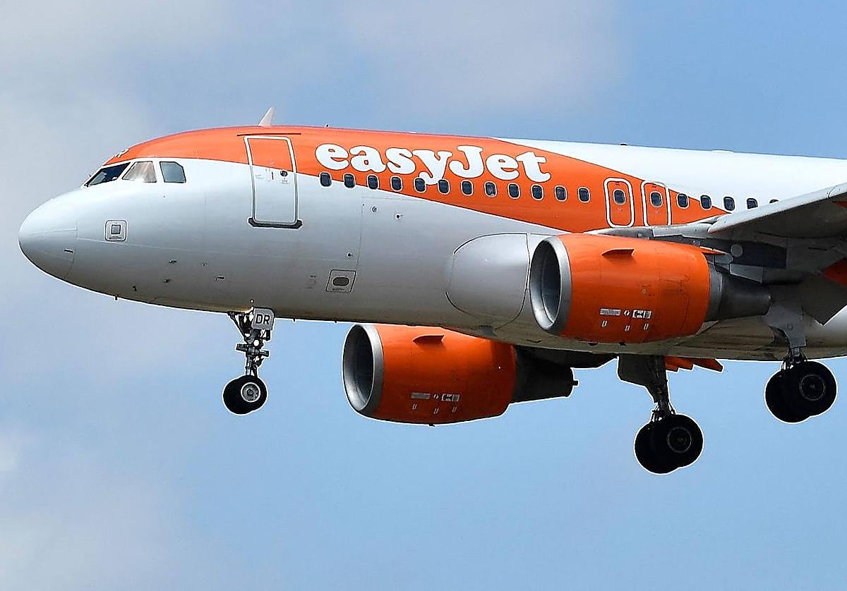 Un avión de easyJet en una imagen de archivo.