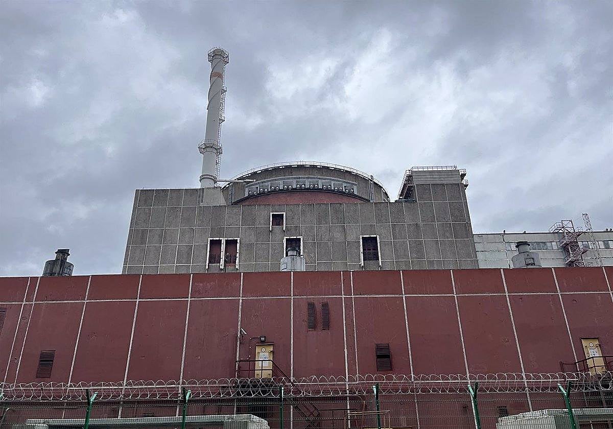 Central nuclear de Zaporiyia, en Ucrania
