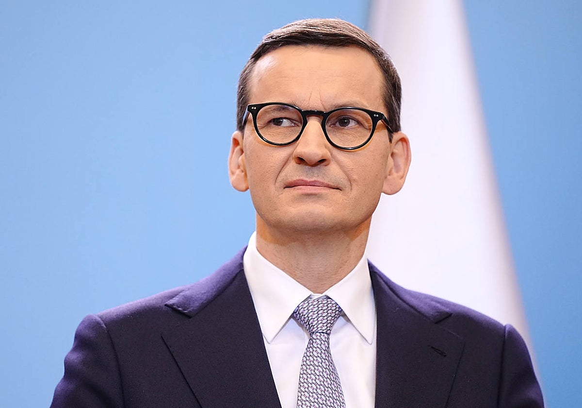 El primer ministro de Polonia Mateusz Morawiecki
