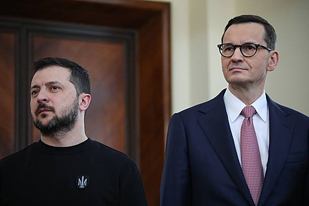 Zelenski y Morawiecki reunidos en Varsovia