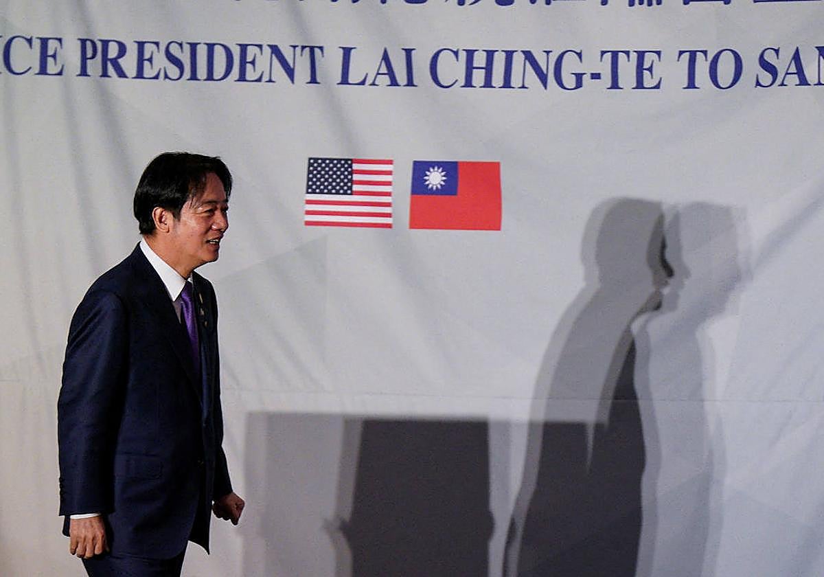 El vicepresidente de Taiwán, William Lai, en su visita a Estados Unidos