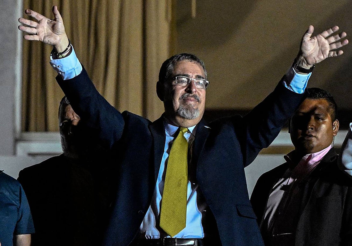 El nuevo presidente de Guatemala, Bernardo Arévalo