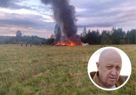 Rusia confirma la muerte de Prigozhin, jefe del grupo Wagner, al estrellarse su avión